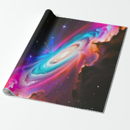 Papel De Presente Galaxy Fantasy Birthday - Papel de Quebra