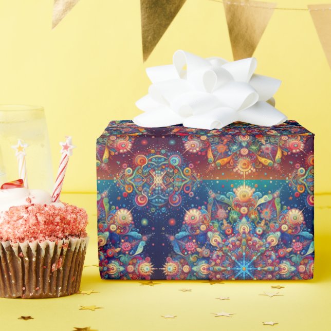 PAPEL DE PRESENTE GALAXY STAR (Festa de aniversário)