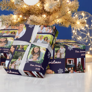 Papel De Presente Galeria de Fotos de Família Natal Personalizado Az