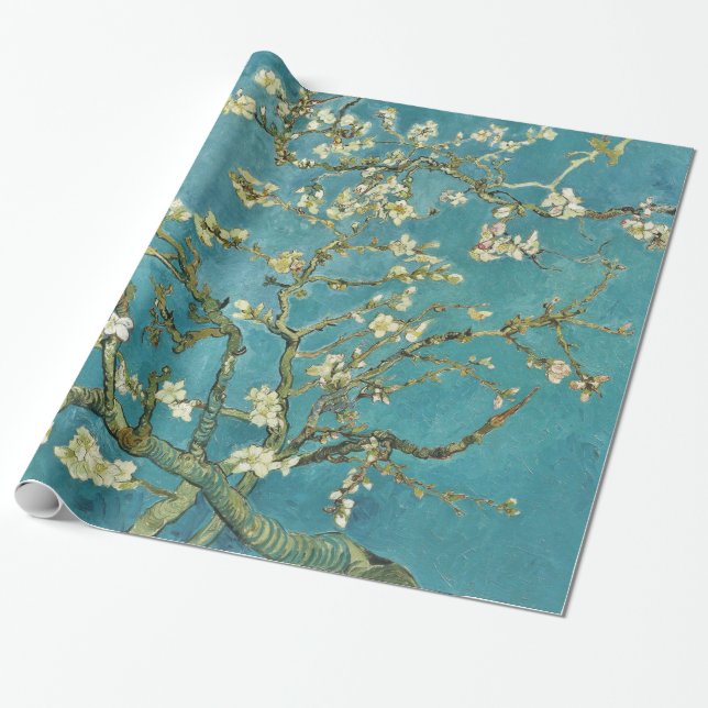 Papel De Presente Galeria Vincent van Gogh Almond BlossomHD (Desenrolado)