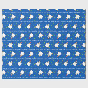 Papel De Presente GALINHA 2 do PÂNICO do NATAL por Sandra Boynton