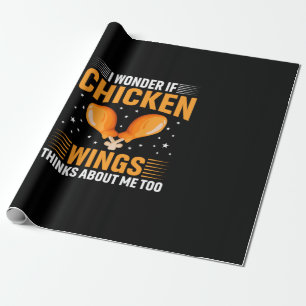Papel De Presente Galinha de Arte Chicken Wing