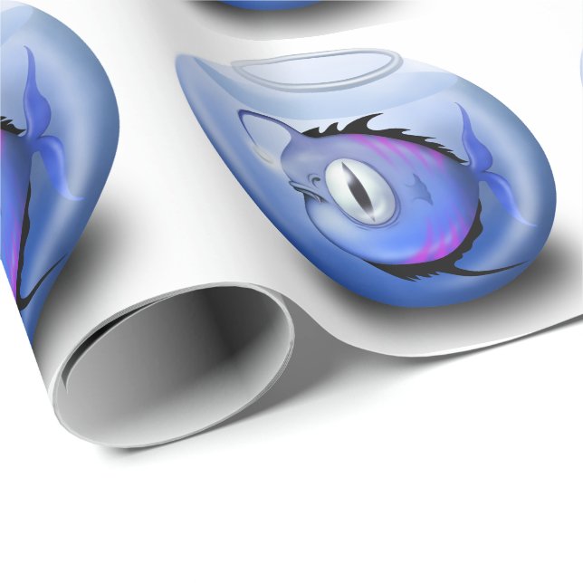 Papel De Presente Galinha-do-mar-do-mar (Ponta do rolo)