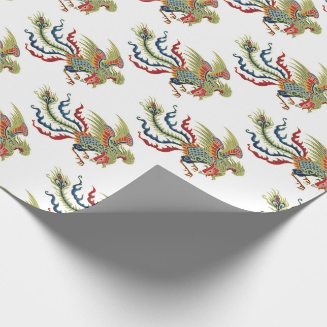 Papel De Presente Galo chinês (Ponta)