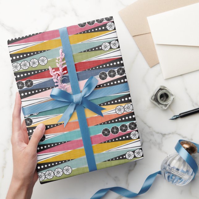 Papel De Presente Gamão Retroatômico (Presentear)