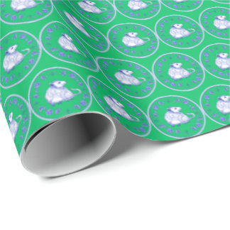 Papel De Presente Gambá Psicodélico 
