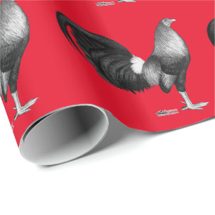 Papel De Presente Gamecock Red Hatch