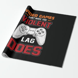 Papel De Presente Gamer Gift Videos games Lag Does