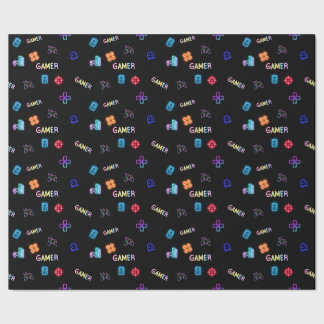 Papel De Presente Gamer Wrapping Paper