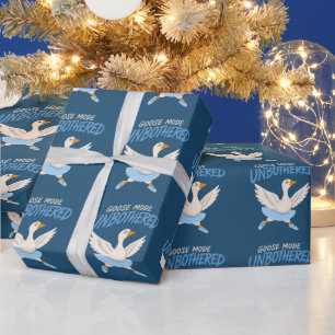 Papel De Presente Ganso Despreocupado Modo Engraçado Ballet Ganso