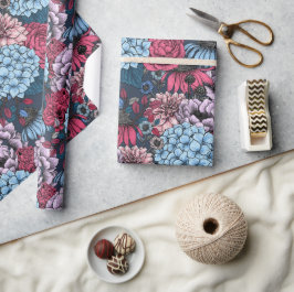 Papel De Presente Garden florals