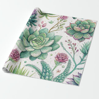 Papel De Presente Garden Look Gift Wrap