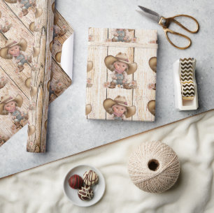 Papel De Presente Garota-branca-vaquinha-russa