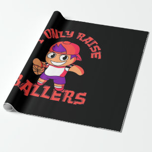 Papel De Presente Garoto de Basquete Só Levanta Balas