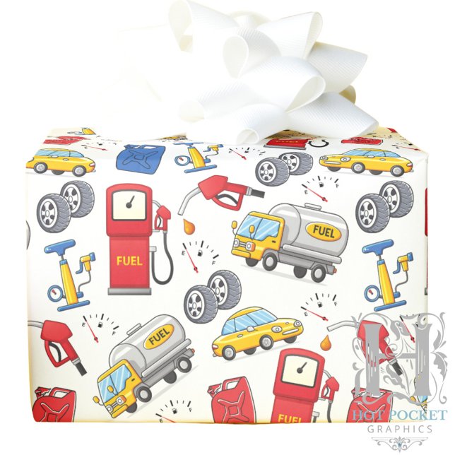 Papel De Presente Gas Station Wrapping Paper (Criador carregado)
