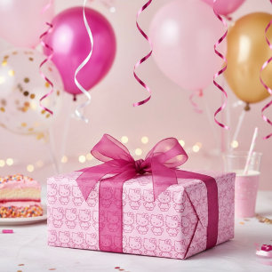Papel De Presente Gatinha