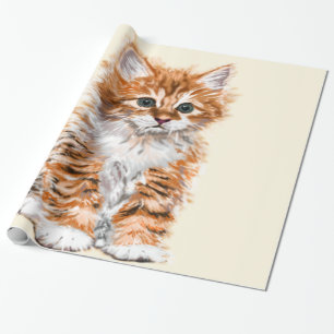 Papel De Presente Gatinho bonito