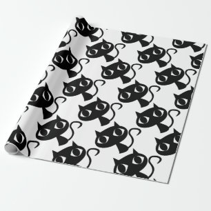 PAPEL DE PRESENTE GATINHO DO CAT PRETO