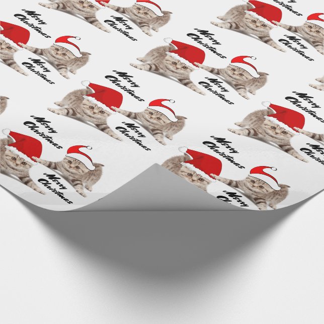Papel De Presente Gatinhos de Natal (Ponta)