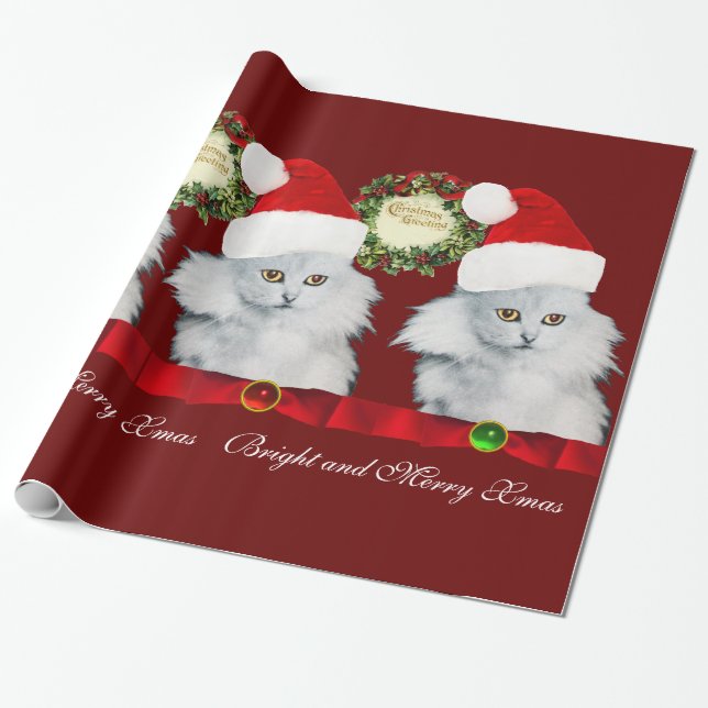 PAPEL DE PRESENTE GATO BRANCO, CHAPÉU DE SANTA CLAUS E ATAQUES DE NA (Desenrolado)