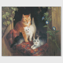 Gato Com Gatinhos (Gatos Frescos)