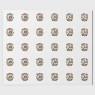 Papel De Presente Gato de Academia de Boxe Gato de Academia de Boxe