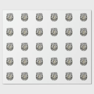 Papel De Presente Gato de Mel de Abelha Gato Engraçado Gráfico - Clu