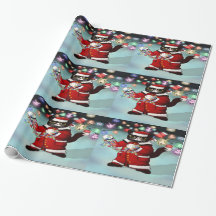 Gato de Tuxedo Bonito das Luzes de Natal