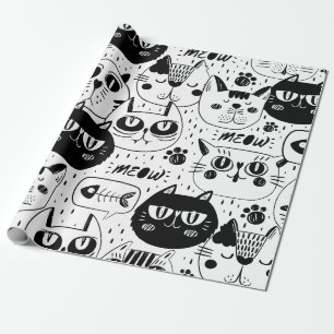 Papel De Presente Gato do Meow
