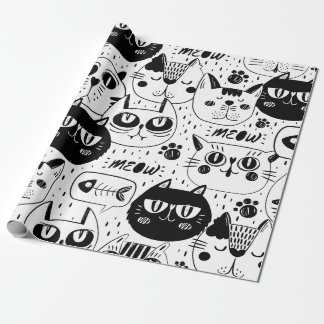 Papel De Presente Gato do Meow
