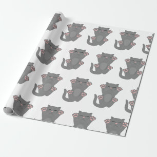 Papel De Presente Gato Dormindo
