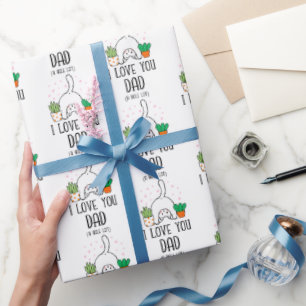 Papel De Presente Gato Engraçado Eu Te Amo Papai Um Buraco Muito