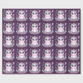 Papel De Presente Gato Glamoratti