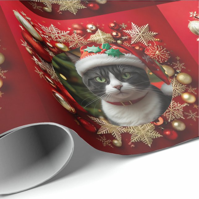 Papel De Presente Gato smoking (Criador carregado)