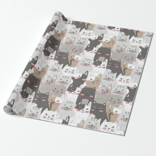 Papel De Presente Gatos
