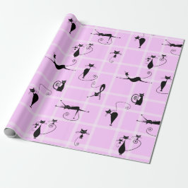 Papel De Presente Gatos