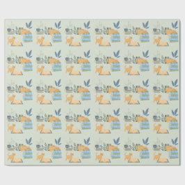 Papel De Presente Gatos da Biblioteca