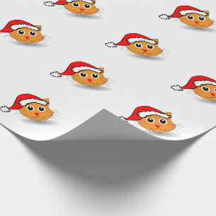 Papel De Presente Gatos de Papai Noel