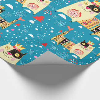 Papel De Presente Gatos, Hippie, Boêmia e Bebês livres