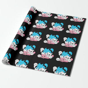 Papel De Presente Gatos Trans Eles Deles Seus Pronomes Transgênero I