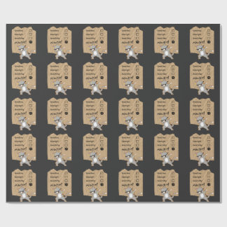 Papel De Presente Gatos travessos