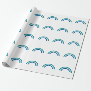 Papel De Presente Gay Mase Arco-Íris Azure
