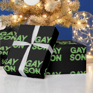 Papel De Presente Gay Son Engraçado Orgulho LGBTQ