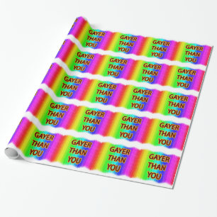 Papel De Presente Gayer do que você