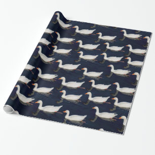 Papel De Presente Geese Pattern