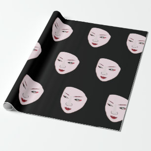 Papel De Presente Geisha