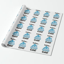 Gelo de Geleira Sentindo Frio Divertido