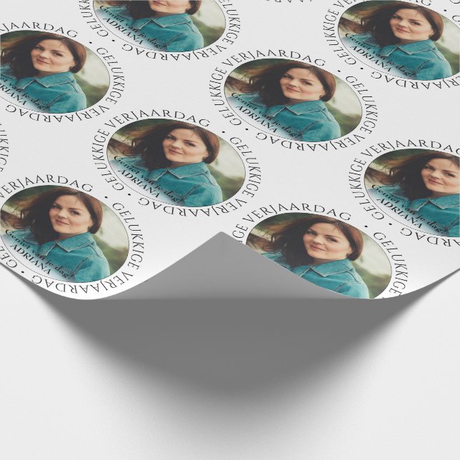 Papel De Presente gelukkige verjaardag (Ponta)