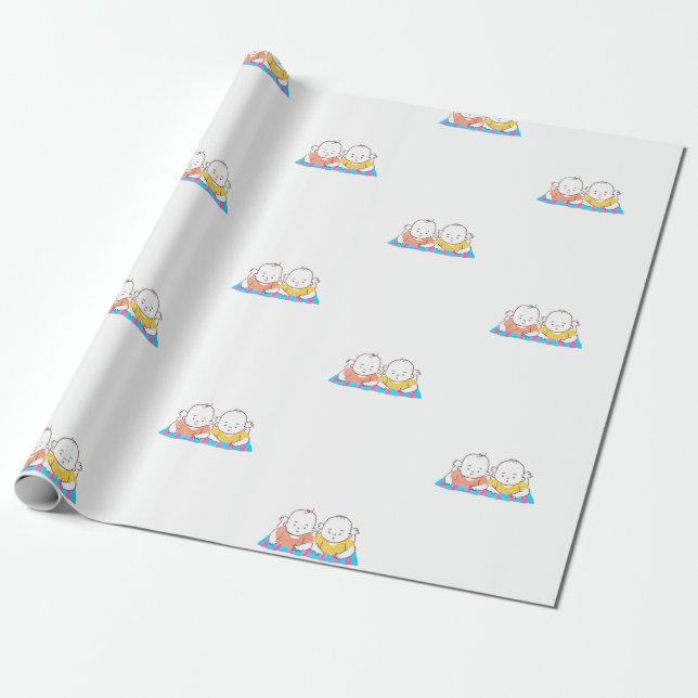 Papel De Presente Gêmeos Cujos (Desenrolado)