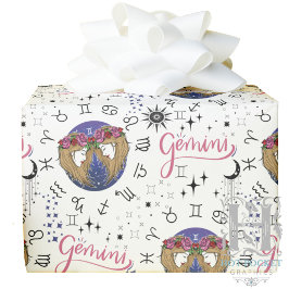 Papel De Presente Gemini Wrapping Paper
